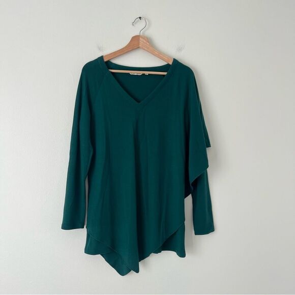 Soft Surroundings Madeline Tunic Top Sweater in Green Size Small - Picture 2 of 9